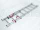 Facal Stilo, 2x8 gradini, 3.70 mt - Scala telescopica in alluminio allungabile