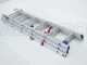 Facal Stilo SL180-3, 3x6 gradini, 3.42 m - Scala telescopica in alluminio allungabile - Altezza stimata operativa 4.88 m