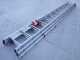 Facal Stilo SL350-3, 3x12 gradini, 8.18 m - Scala telescopica in alluminio allungabile - Altezza stimata operativa 9.08 m
