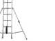 Facal Roller R35-3S - 3x11 gradini, 8.54 m - Scala tripla telescopica in alluminio - Con stabilizzatori - Altezza stimata operativa 9.44 m