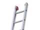 Facal Roller R35-3S - 3x11 gradini, 8.54 m - Scala tripla telescopica in alluminio - Con stabilizzatori - Altezza stimata operativa 9.44 m