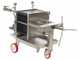 Enotecnica Pillan FC42 - Filtro per vino professionale da 20 cartoni 40x40 cm - Telaio e pompa in acciaio INOX