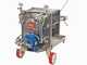 Enotecnica Pillan FC42 - Filtro per vino professionale da 20 cartoni 40x40 cm - Telaio e pompa in acciaio INOX