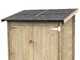 Alce Ambrogio 155x85 - Casetta da giardino in legno - Tetto monofalda - 155x85x165 cm