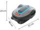 OUTLET - DA ESPOSIZIONE - Gardena SILENO life 750 - Robot rasaerba con cavo perimetrale e batteria al litio