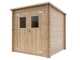 Alce Gallipoli 198x198 - Casetta da giardino in legno - Con finestra frontale - 204x205x197 cm