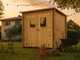 Alce Gallipoli 198x198 - Casetta da giardino in legno - Con finestra frontale - 204x205x197 cm