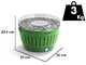 LotusGrill LG G34 U GR - Barbecue portatile per esterno - Scocca verde