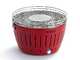 LotusGrill LG G34 H RD - Barbecue portatile per esterno ibrido - Scocca rossa