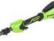 Greenworks PH40B01-01 - Tagliasiepi elettrico su asta di prolunga telescopica orientabile - 40V/2Ah