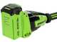 Greenworks PH40B01-01 - Tagliasiepi elettrico su asta di prolunga telescopica orientabile - 40V/2Ah