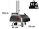 OONI Karu 2 Pro - Forno portatile legna/carbone/gas per pizza