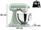 KitchenAid Classic 5KSM95PS-EDC Pistacchio - Planetaria con testa reclinabile