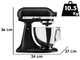 KitchenAid Classic 5KSM95PS-EBM Nero Opaco - Planetaria con testa reclinabile