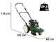 GreenBay MRC 173-560 - Decespugliatore a ruote a benzina 4 tempi trazionato