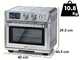 Ariete 4629 - Friggitrice ad aria e forno elettrico 25 L