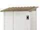 Garofalo Tuscany 100 - Casetta da giardino - Con porta decentrata - 122.5x82.5x201 cm