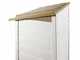 Garofalo Tuscany 100 - Casetta da giardino - Con porta decentrata - 122.5x82.5x201 cm