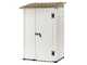 Garofalo Tuscany 100 - Casetta da giardino - Con porta decentrata - 122.5x82.5x201 cm