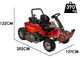 Meccanica Benassi FOX 110 4WD  - Trattorino trinciaerba sfalciatutto - Motore bicilindrico Briggs &amp; Stratton 810cc  - Trasmissione Idrostatica
