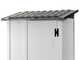 Garofalo Urban 100 - Casetta da giardino - Con porta decentrata - 122.5x82.5x201 cm