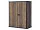Keter Signature Walnut - Armadio porta attrezzi da giardino - 140x73x170 cm
