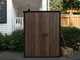 Keter Signature Walnut - Armadio porta attrezzi da giardino - 140x73x170 cm