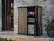 Keter Signature Venetian - Armadio porta attrezzi da giardino - 140x73x170 cm