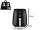 DCG FR3508 - Friggitrice ad aria 4 L