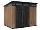 Keter Signature Venetian 9x7 - Casetta da giardino - Con porta doppia anta - 277x218x226 cm