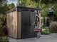 Keter Signature Venetian 7x7 - Casetta da giardino - Con porta doppia anta - 214x218x226 cm