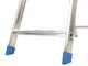 Marchetti CLIMB 03, 3 gradini, 1.45 m - Scalandrino in alluminio con cavalletto - Altezza stimata operativa 2.45 m