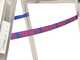Marchetti CLIMB 04, 4 gradini, 1.75 m - Scalandrino in alluminio con cavalletto - Altezza stimata operativa 2.75 m