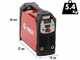 Helvi Jet 200 - Saldatrice Inverter (MMA/TIG LIFT), Valigetta antiurto, corrente continua (DC)