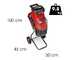 Einhell REDAXXO 36/25 - Biotrituratore a batteria 36V - con sacco di raccolta - 2x18V/4Ah
