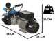 Kit motopompa elettrica da irrorazione con carrello - Bertolini Pumps POLY 2030 H.P. RTE.1 - Per prodotti chimici e acidi