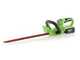 Greenworks G24HT56 - Tagliasiepi a batteria litio 24V/8Ah - Lama da 56 cm