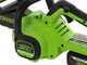 Greenworks GD24CS30 - Elettrosega a batteria 24V 8Ah - Lama da 30cm