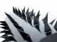 Geotech - Rullo costipatore dentato 92 cm - Arieggiatore trainato in acciaio per trattorino rasaerba