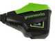 Greenworks GD60PS25 - Potatore su asta di prolunga a batteria 60V - Batteria 4Ah