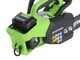 Greenworks GD48TCS - Elettrosega a batteria 48V 4Ah - Lama da 30cm