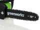 Greenworks GD48TCS - Elettrosega a batteria 48V 5Ah - Lama da 30cm