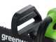 Greenworks GD48TCS - Elettrosega a batteria 48V 5Ah - Lama da 30cm