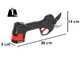 Zanon Kit Olive Light 2 - Abbacchiatore e forbice a batteria - Asta telescopica 210/340 cm - 4 x 14,4V 2,5Ah - Diametro di taglio 35mm