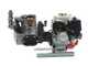 Kit motopompa a scoppio da irrorazione con carrello - Comet MTP P40/20 SC 4T - Per prodotti chimici e acidi