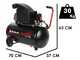 Einhell TE-AC 270/50/10 - Compressore aria elettrico carrellato - Motore 2.5 HP - 50 lt