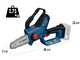 Bosch Professional  GKE 18V‑15 - Potatore manuale a batteria - 18V 5Ah