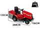 Honda HF 2417 HME - Trattorino tagliaerba - Cambio idrostatico - Motore Honda GCV530 - Cesto di raccolta e mulching