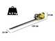 Karcher HGE 36-60 - Tagliasiepi a batteria 36V 6Ah - Lama da 60 cm