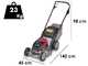 Honda HRG 416 XB - Tagliaerba a batteria - Taglio 41 cm - 36V - SENZA BATTERIA E CARICABATTERIA